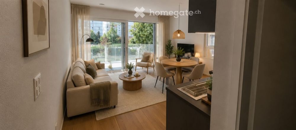 Appartement neuf de 3.5 pièces avec balcon à Sion - Bild 1