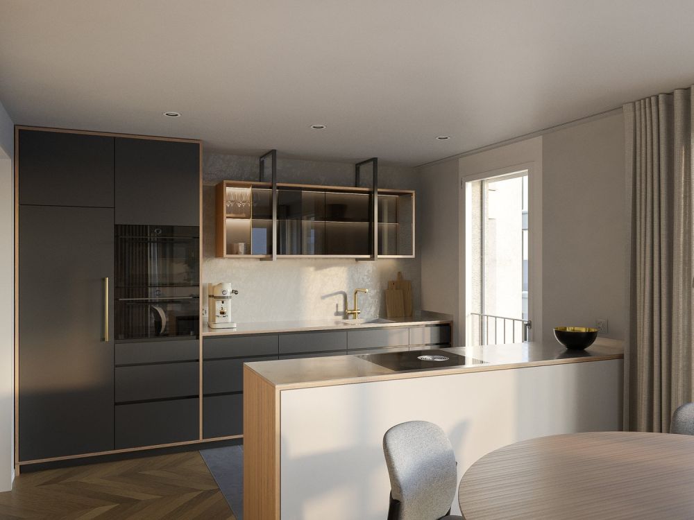 2.5-Zimmer-Wohnung mit atemberaubender Attikaterrasse - 8048 - Zürich