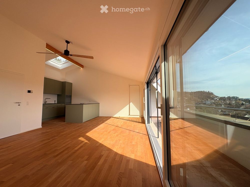Loftartige 2.5-Zimmer-Dachwohnung (105 m²) mit Balkon & Sonnenterrasse – Wohnen mit Weitblick - Bild 1