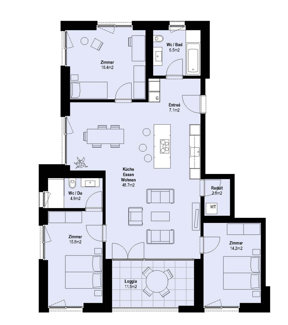 Neubauwohnung mit Raum für Familienglück - Bild 2