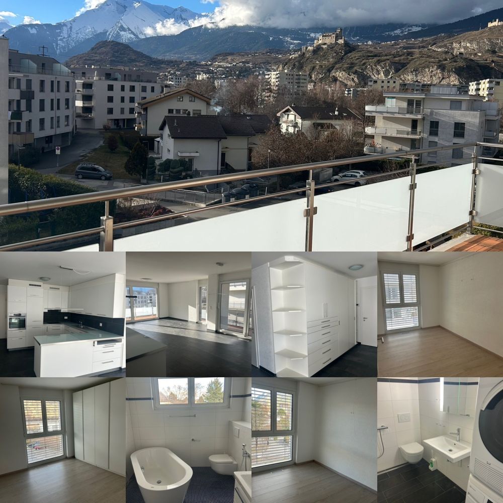 Appartement 4.5 pièces très lumineux et vue sur les châteaux. - Bild 1