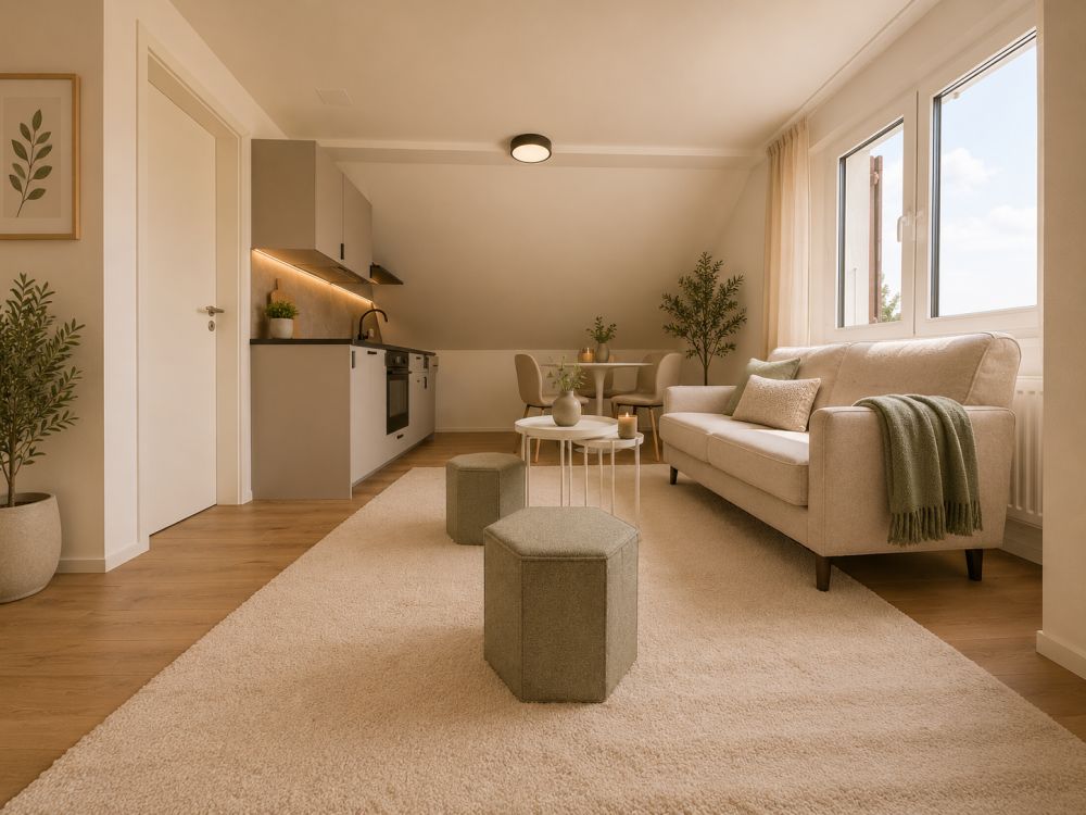 1 Zimmer Wohnung Möbliert ! Frisch Renoviert - Bild 2
