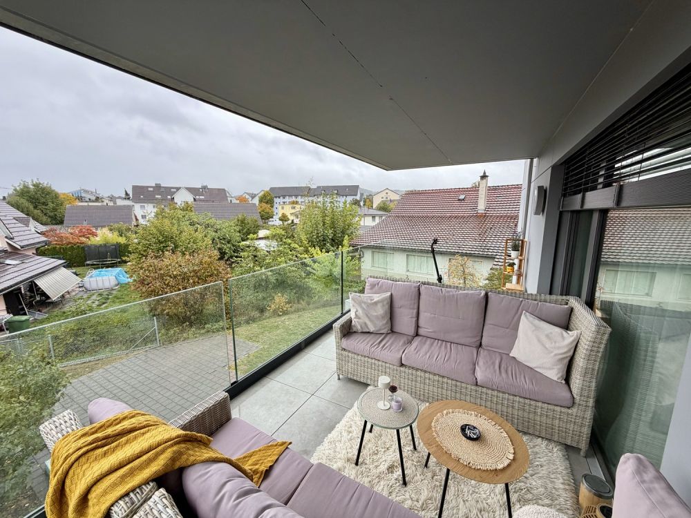 Moderne 2.5-Zimmer-Neubauwohnung mit grossem Balkon an zentraler Lage in Münchwilen TG - Bild 6