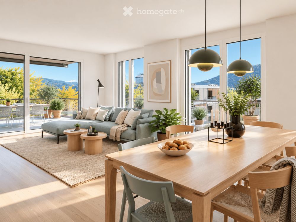 4.5-Zimmer-Attikawohnung in Suhr mit grosser Dachterrasse - Bild 2