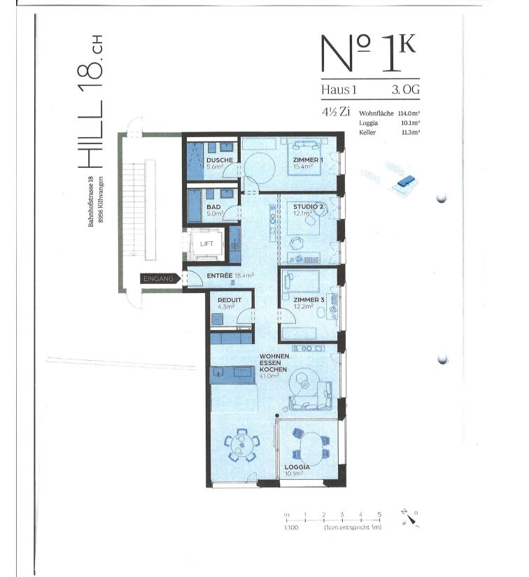 «Erstbezug» Moderne 4.5 Zimmer Neubauwohnung, nur 20 Minuten von ZH - Bild 6