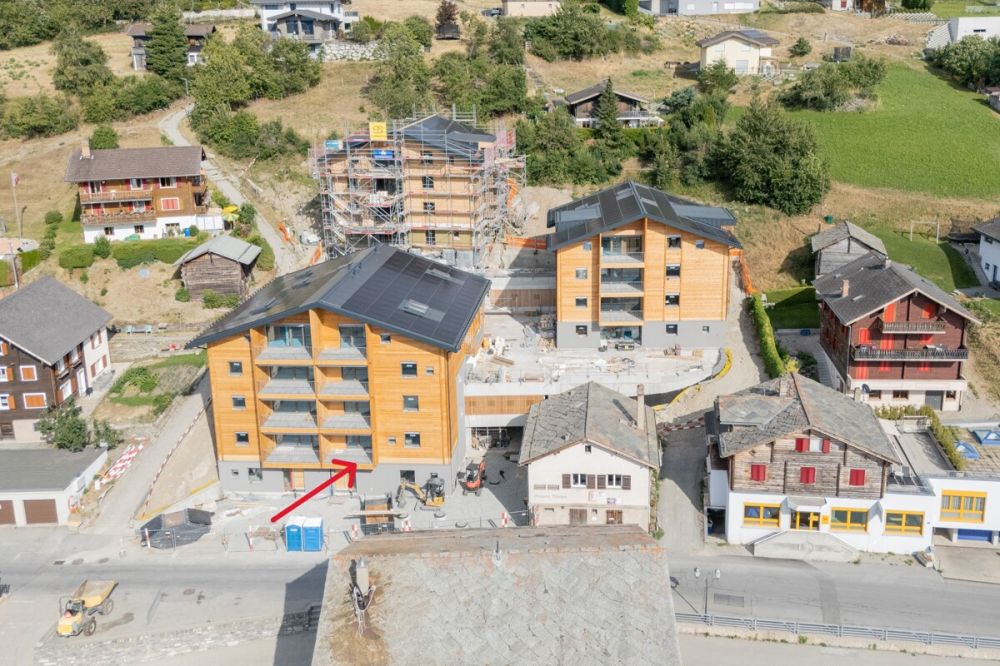 1.5-Zimmerwohnung zur Miete (Erstbezug): Neubau Hasol in Bürchen - Bild 1
