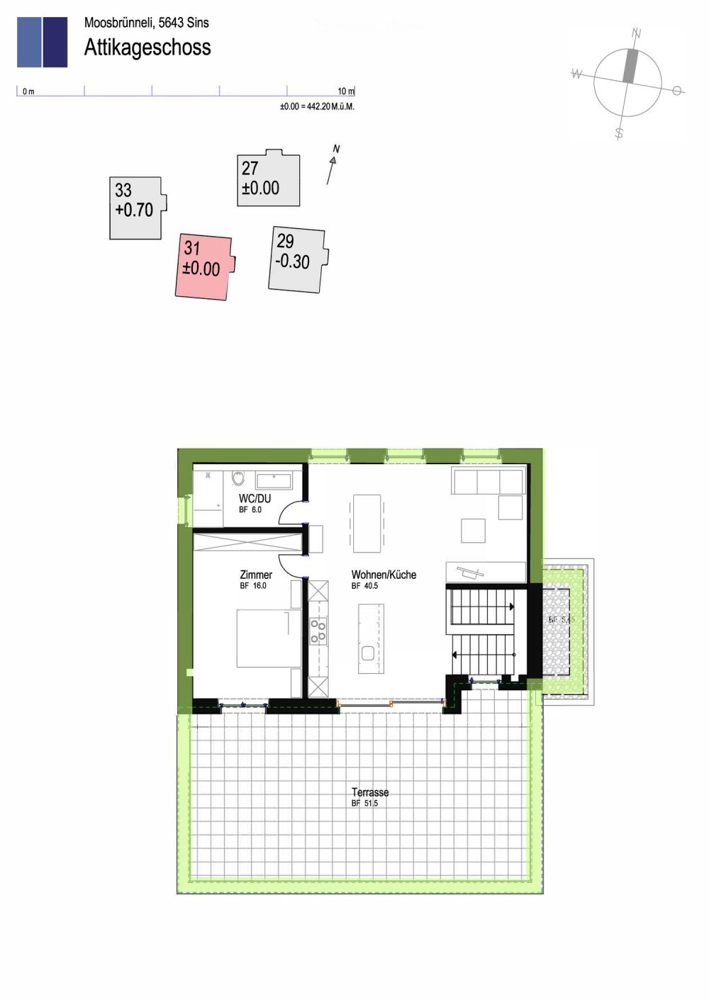 Erstvermietung - moderne Attika-Maisonette-Wohnungen 4,5 Zimmer - Bild 6