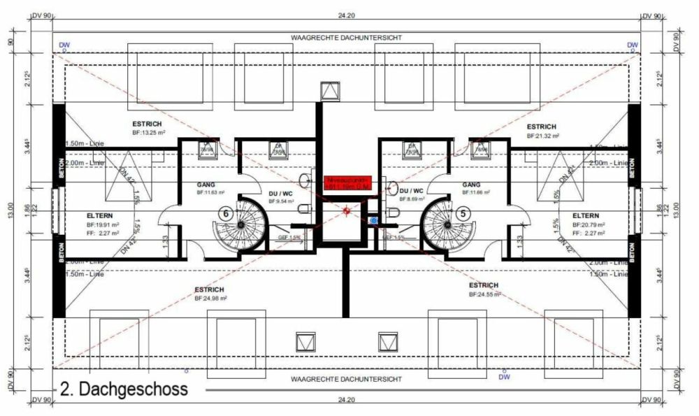 Zu vermieten 4½ Zi.-Maisonettewhg., an der Maugwilerstrasse 40 in 9552 Maugwil bei Bronschhofen /150 m2 Wohnfläche, naturverbundene Lage /Steuerfuss 9500 Wil ! - Bild 6