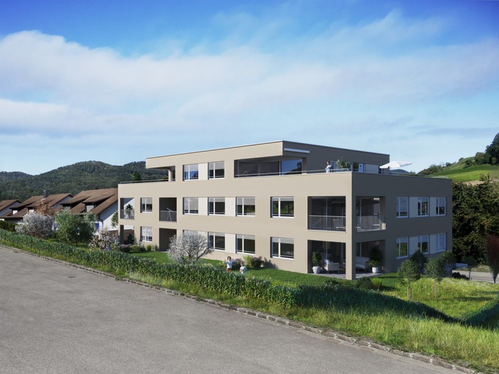 Moderne 3.5-Zimmer-Neubau-Wohnung in ruhiger Lage in Thürnen - Bild 1