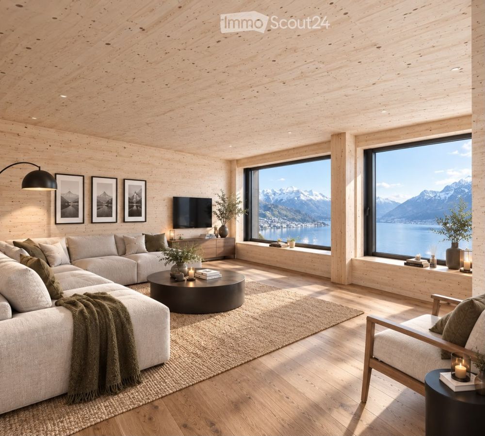 4-Zimmer-Neubauwohnung mit Seesicht, eigenem Eingang und Badeplatz - Bild 1