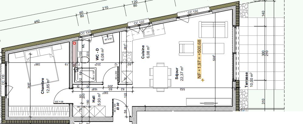 Nouvelle promotion en location à St-Pierre-de-clages - 4 appartements neufs de 2.5 pièces - Bild 4