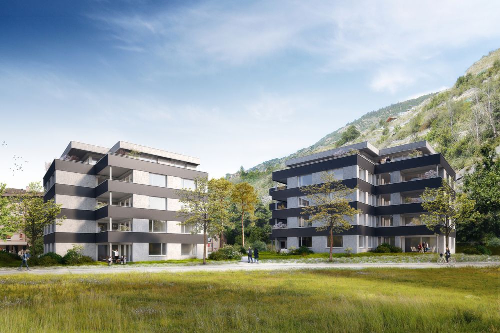 top moderne Wohnungen - Erstbezug Neubau in Steg / VS - Bild 1