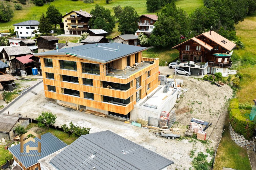 Hochwertige 4.5 Zimmerwohnung im 2. OG in Ried-Brig - Ansicht