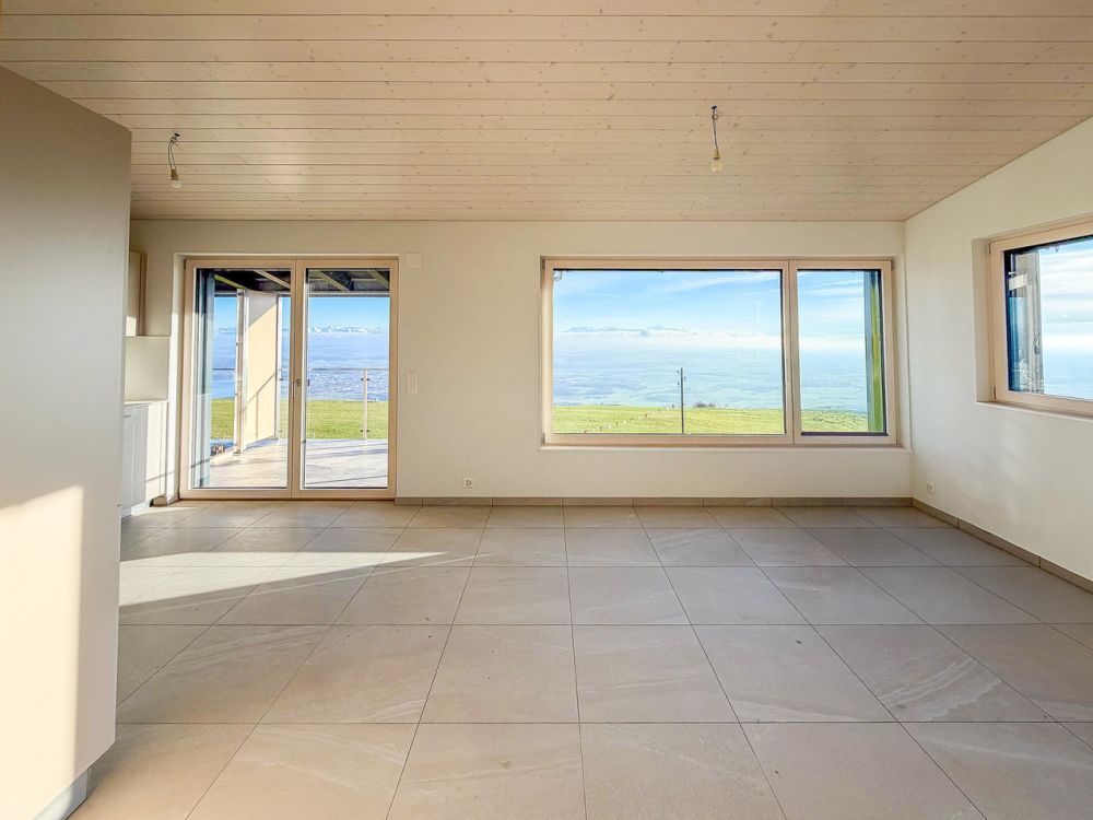 Appt neuf de 2.5 pces - Combles Splendide vue sur les Alpes et le lac - B4