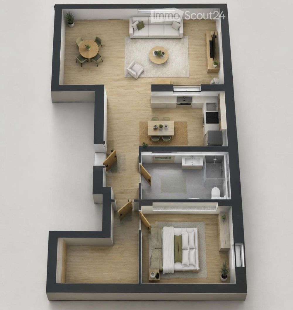 Neu Renovierte 2.5-Zimmer-Altstadtwohnung mit grosser Terrasse - Bild 1