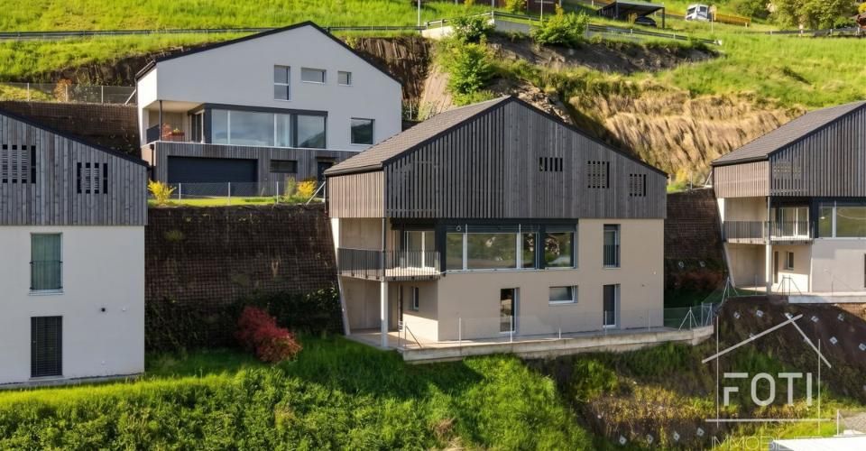 Villa individuelle NEUVE de 4,5 pièces avec belle vue sur la plaine. - Maison terrasse 4.5 pièces - image - 7