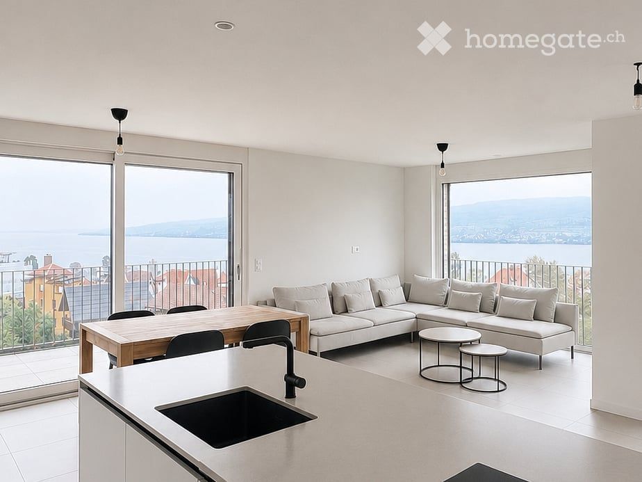 Moderne 4.5-Zimmer-Dachwohnung mit herrlicher Aussicht in Horgen - Bild 2