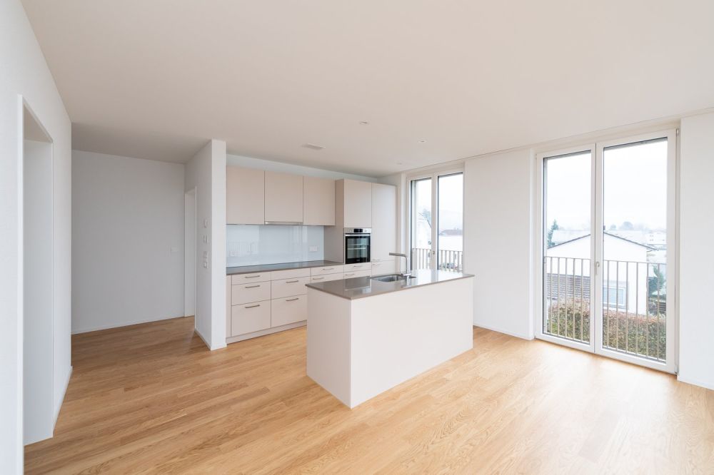 Herrlich ruhige Lage und Sicht ins Grüne - Küche