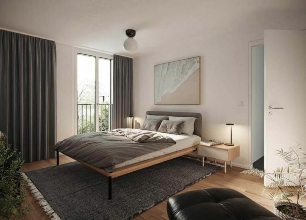 Xaver-Areal, Binningen - moderne 4 1/2-Zimmer-Wohnung im 1.OG - Schlafzimmer