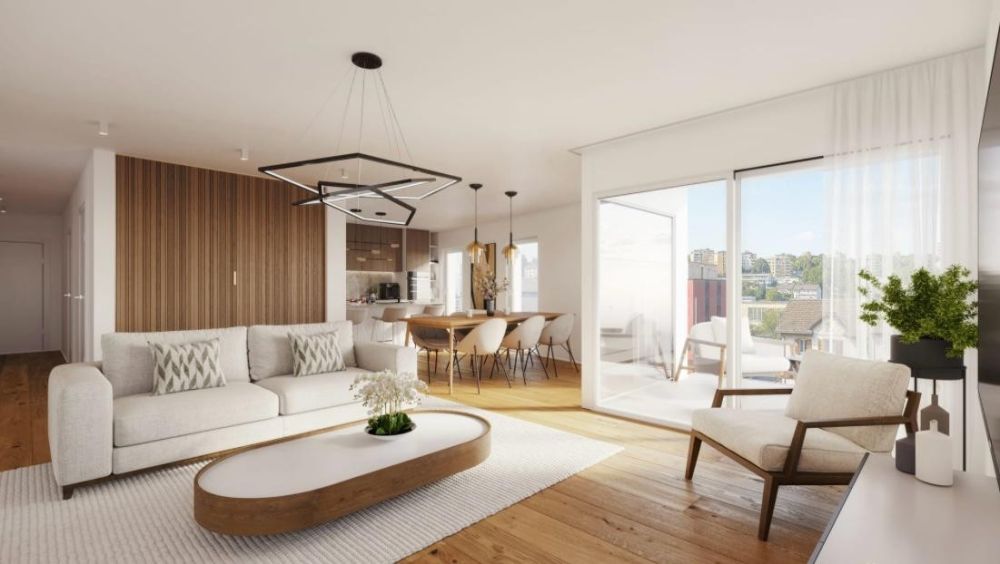 Moderne 2.5-Zimmer-Neubauwohnung mit Balkon – inkl. Parkplatz - Bild 2