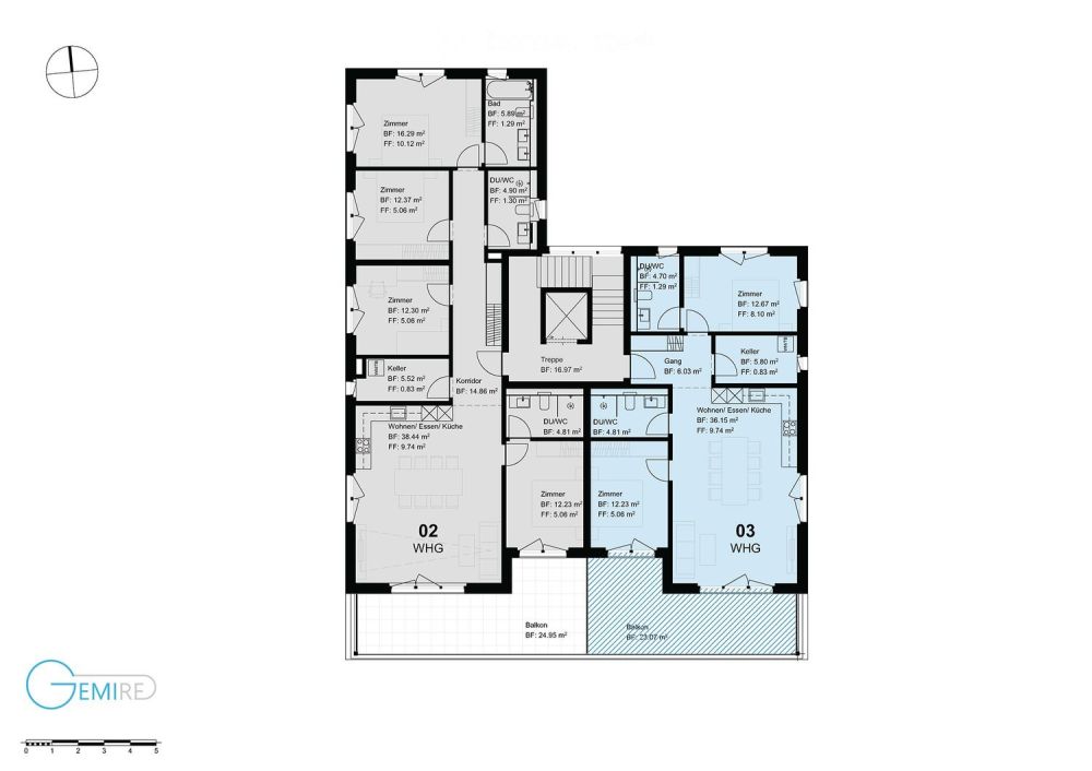 Charmante 3,5-Zimmerwohnung mit sonnigem Balkon – Neubau 2026 in bevorzugter Wohnlage nahe Bahnhof - Bild 8