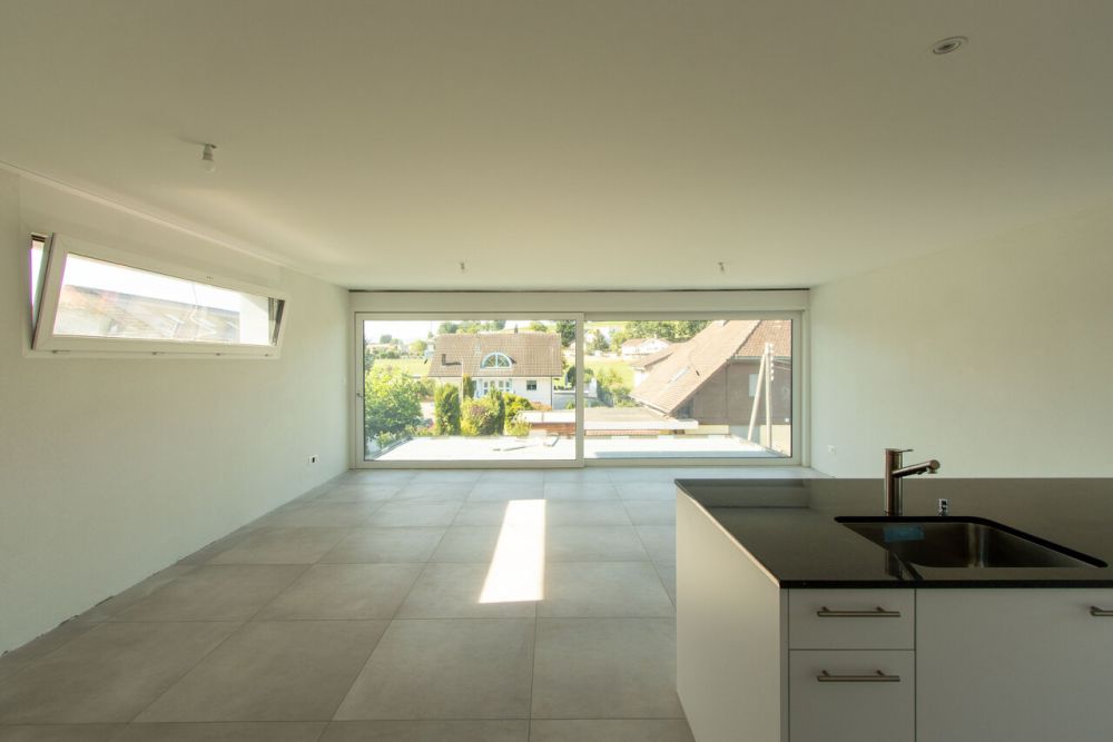 Erstbezug - Moderne 4.5 sowie 3.5-Zimmerwohnungen in Gurmels - Wohn + Essbereich 4.5 Zimmerwohnung