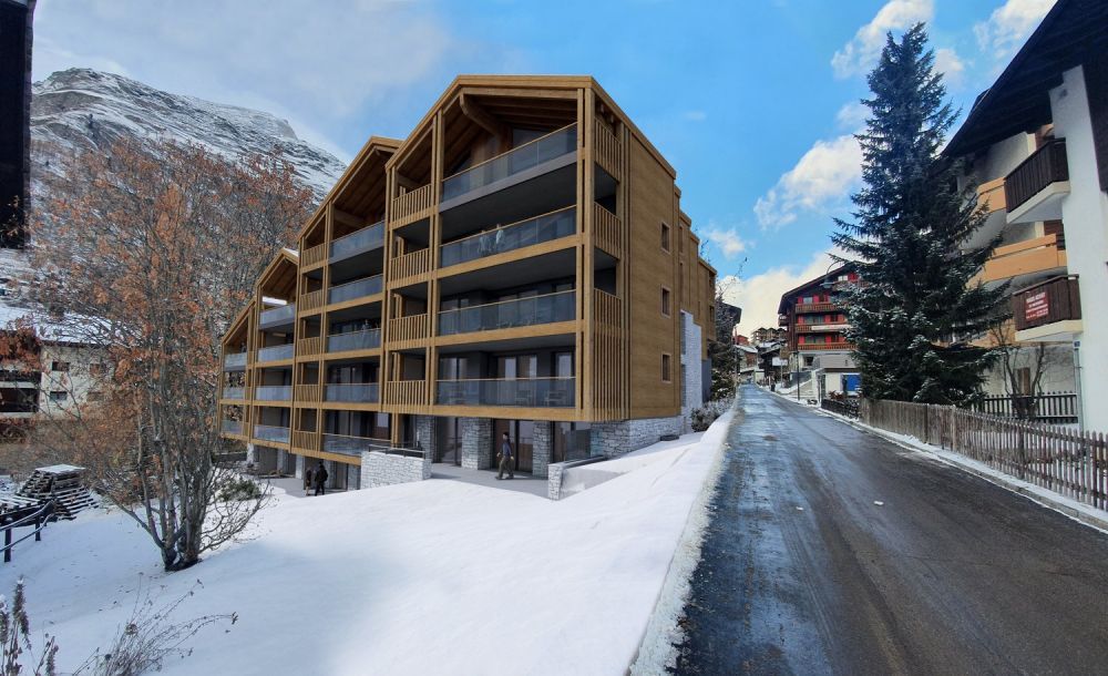 Moderne 2.5-Zimmer-Wohnung im Herzen von Zermatt – Neubau mit Matterhornblick - Bild 1