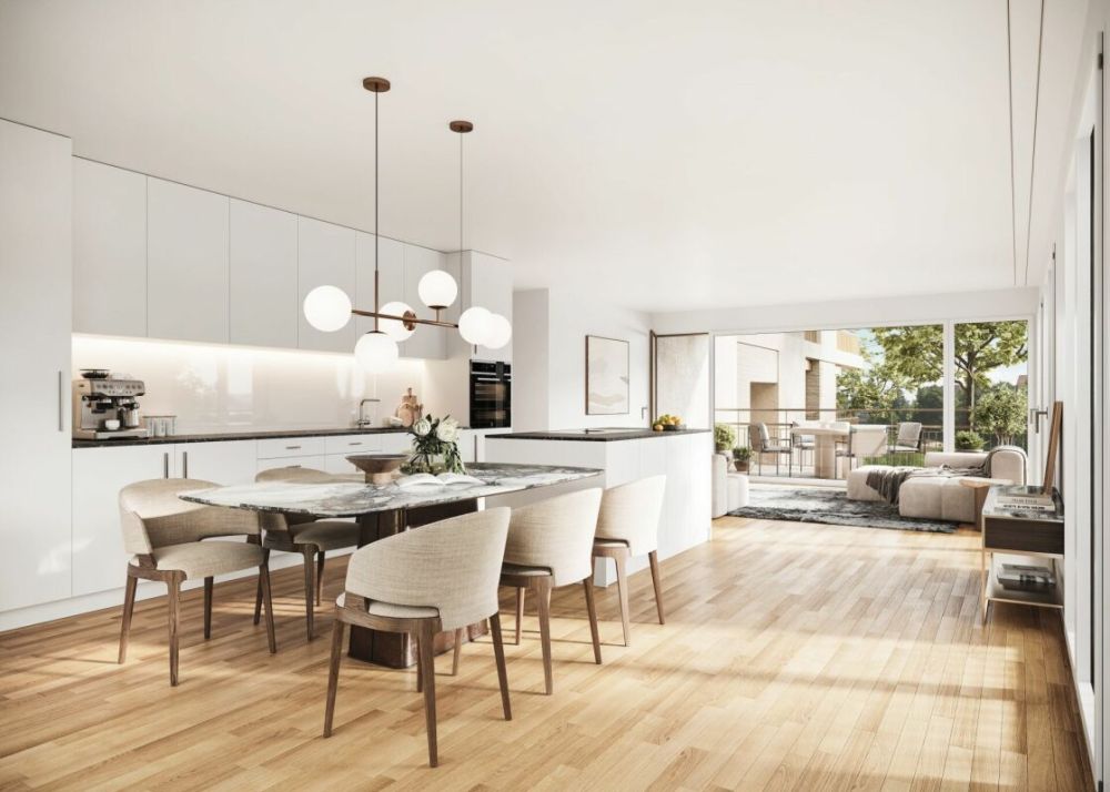 Erstbezug - Moderne 2.5 Zimmer-Wohnung im "Horizont Küttigen" mit Einstellplatz - Projektvisualisierung