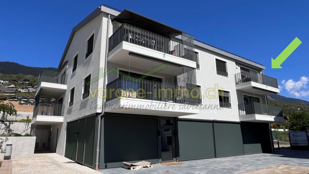 Appartement récent de 3.5 pièces en attique à Saint-Germain / Savièse - Bâtiment