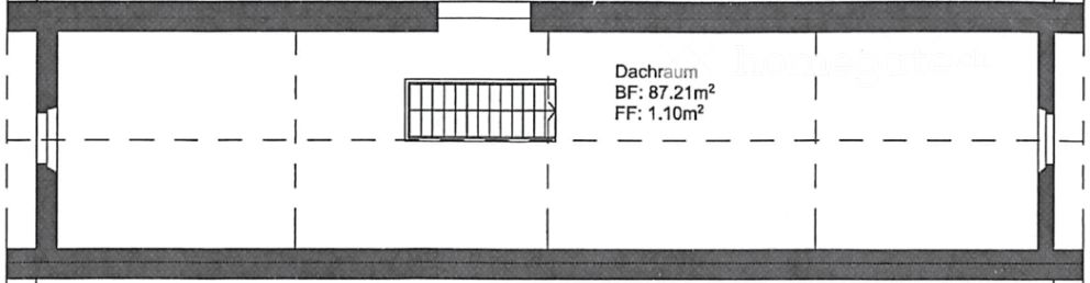 Charmante 5.5-Zimmer-Dachwohnung  mit Seesicht - Grundriss Dachstock, 5.5-Zwg. DG
