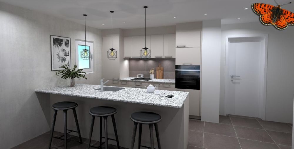 VAURLUZ - PROMOTION APPARTEMENTS NEUFS - 3 ½ PIECES - cuisine