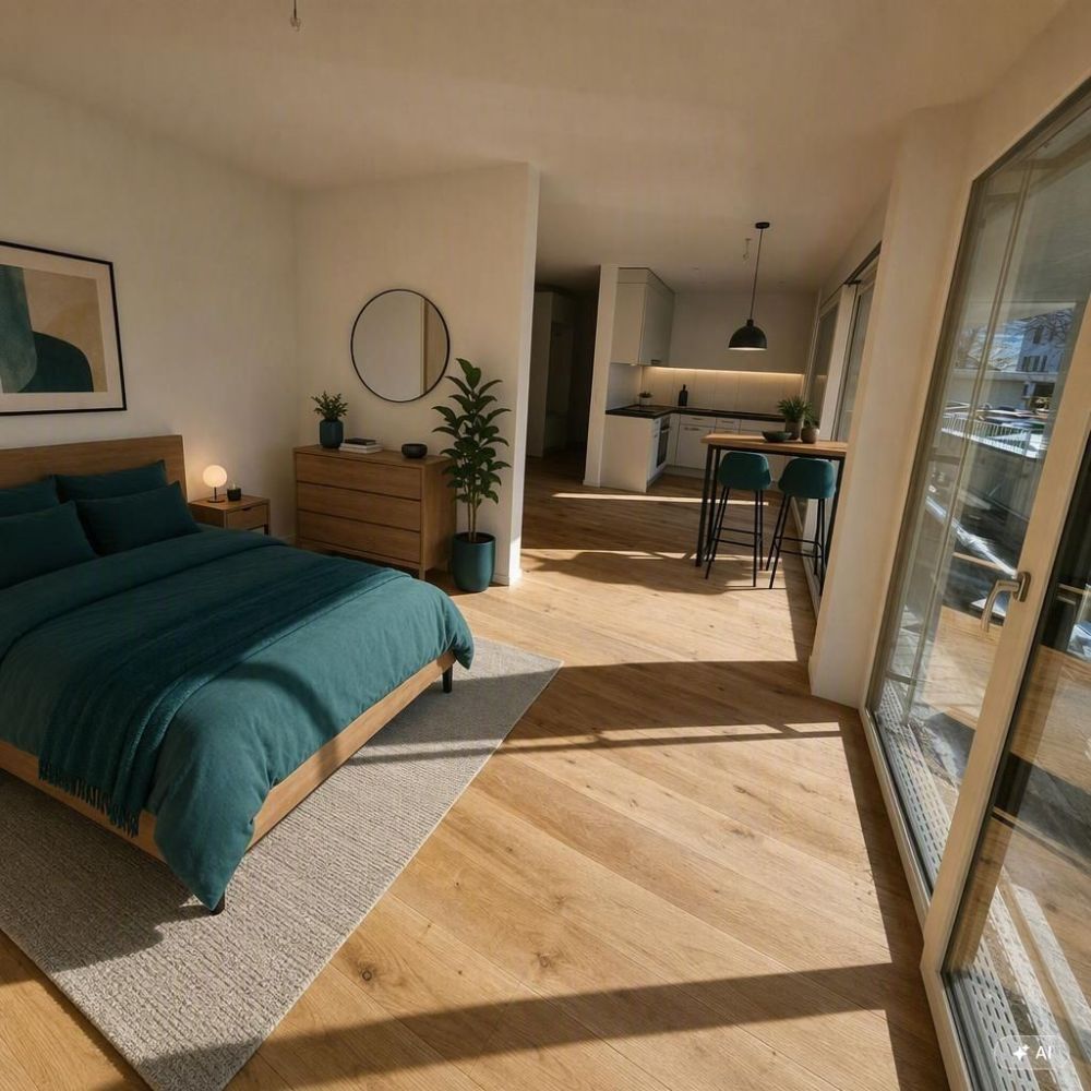 2.5 Zi  WG mit offenem Grundriss und grossem Balkon - Bild 1