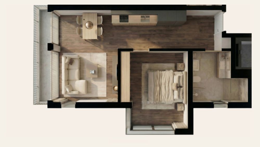 Erstbezug: moderne 2.5-Zimmer-Wohnungen im Neubau Speerblick Tuggen - Bild 3