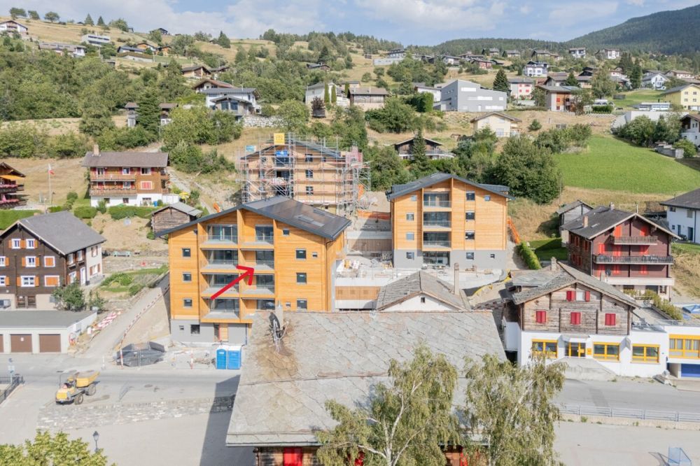 2.5-Zimmerwohnung zur Miete (Erstbezug): Neubau Hasol in Bürchen - Bild 1