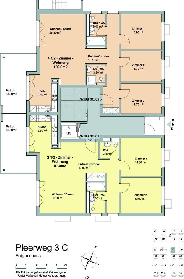 Traumhafte 3 1/2-Zimmerwohnung mit Kinderrabatt! - K1024_3C EG