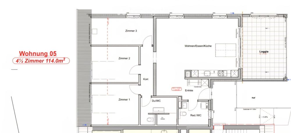Zimmer zu vermieten in moderner 4.5-Zimmer-Wohnung - Bild 4