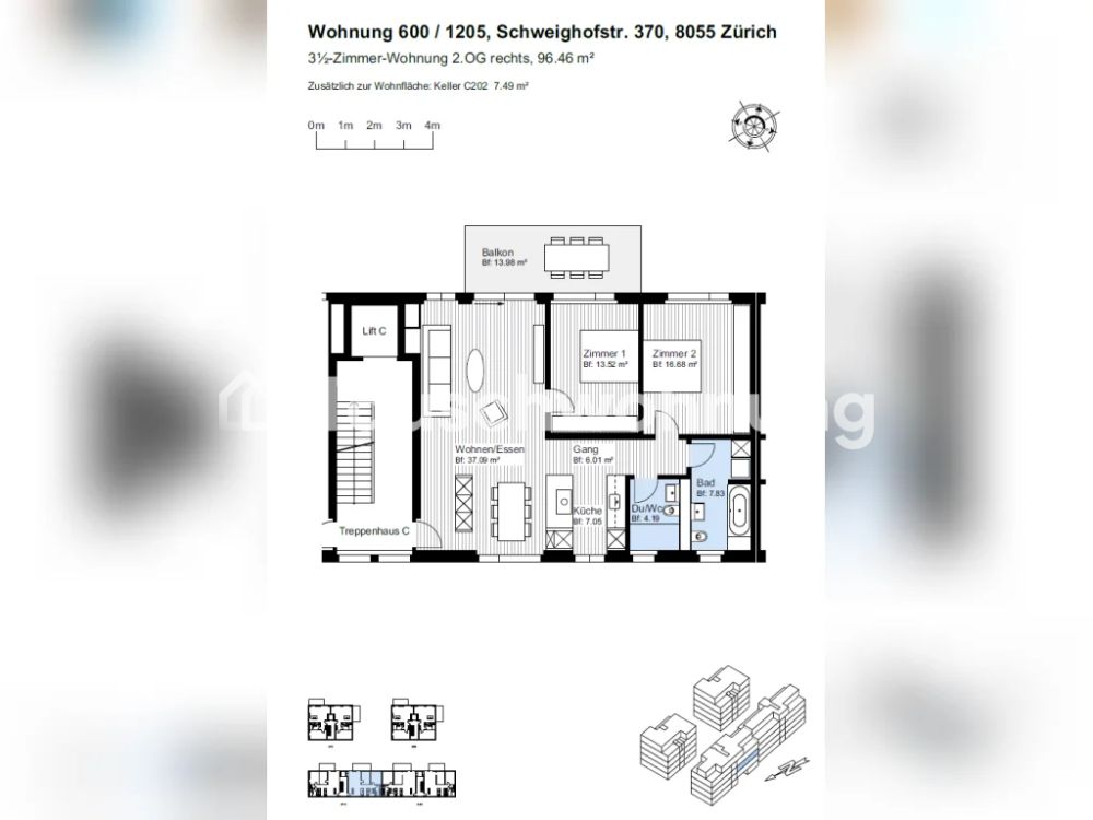 Swap in Zürich: Deine kleinere Wohnung gegen meine 3.5-Zimme - Bild 12