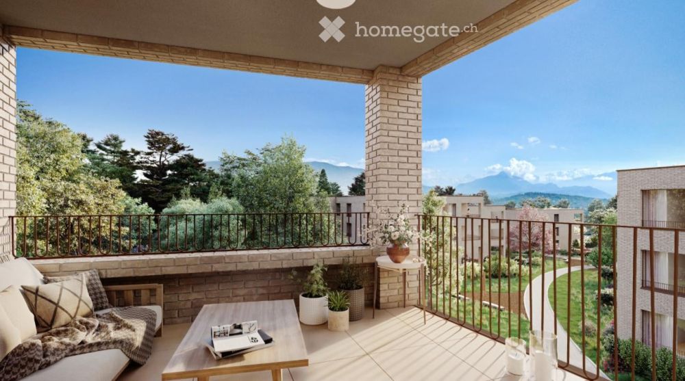 Magnifique appartement 4 pièces neuf avec vue sur les montagnes à Vandœuvres - Bild 2
