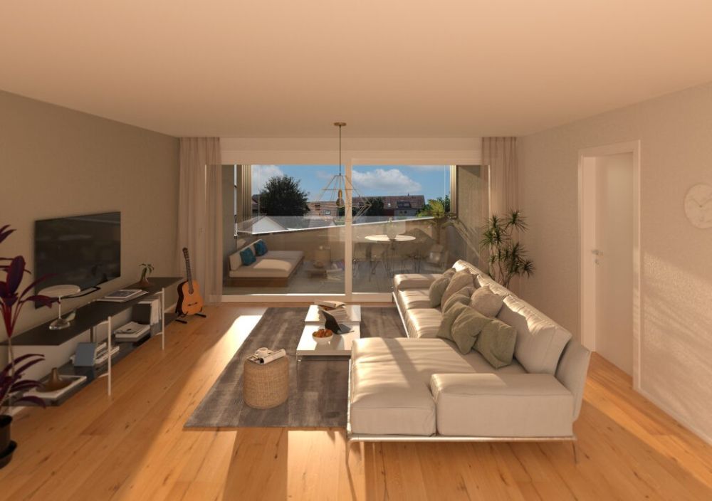 Erstbezug - attraktive 3.5-Zimmer-Wohnung mit grosszügiger Terrasse - Bild 1