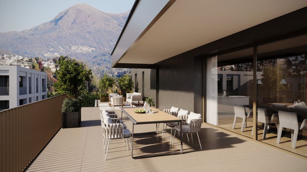 Splendido Attico di 4.5 locali con ampia terrazza - Bild 3