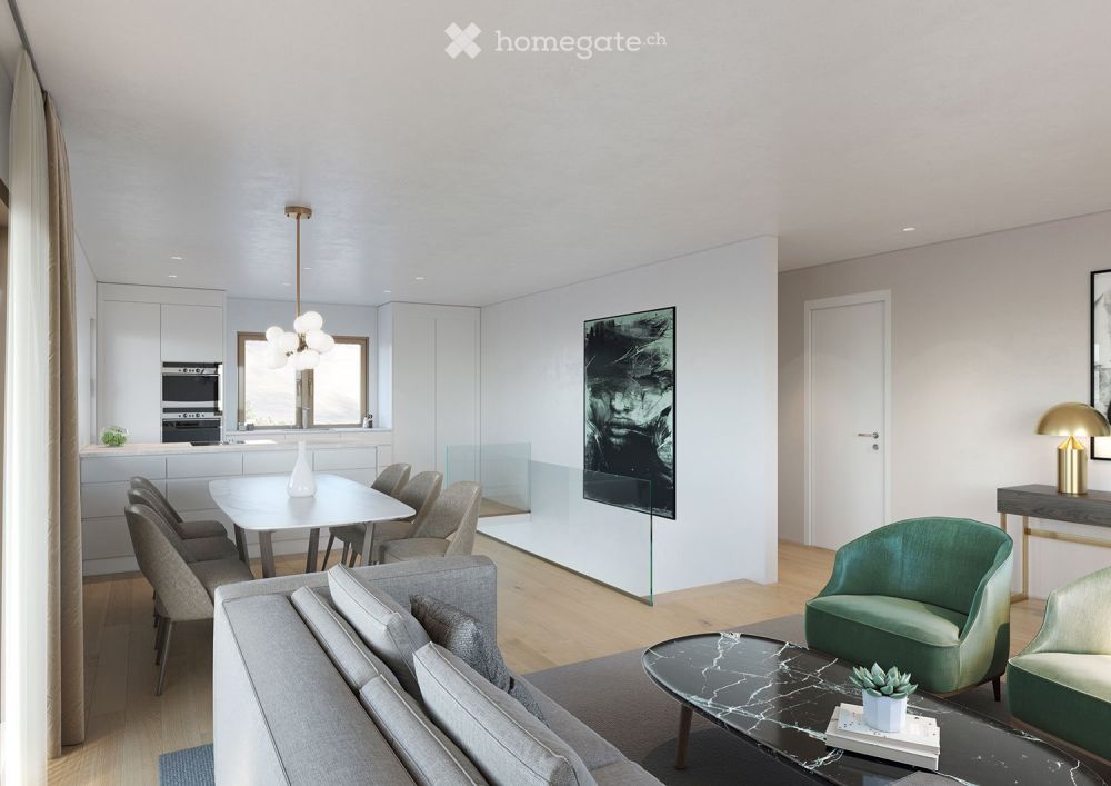 Moderne 3.5-Zimmer-Neubauwohnung mit Gartensitzplatz in Schinznach Dorf – ab August 2026 verfügbar - Bild 1