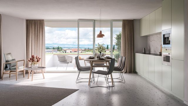Appartements de 4,5 dans un cadre calme et verdoyant à Châtonnaye - Bild 3