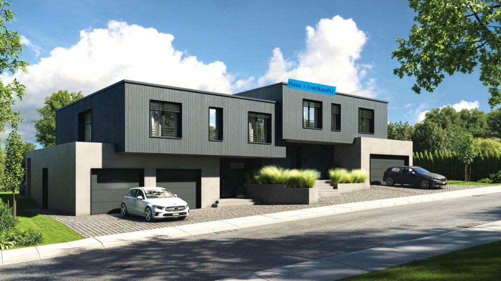 Wohnen mit Weitblick: Exklusives Neubau-Doppeleinfamilienhaus an unverbaubarer Lage in Mörschwil - Bild 2