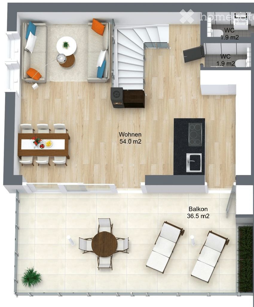 Exklusive 5.5-Zimmer-Attikawohnung auf zwei Etagen mit traumhafter Terrasse - Bild 10