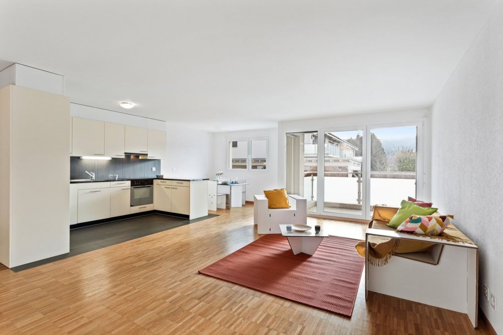 Appartement spacieux dans quartier calme - Wohnzimmer