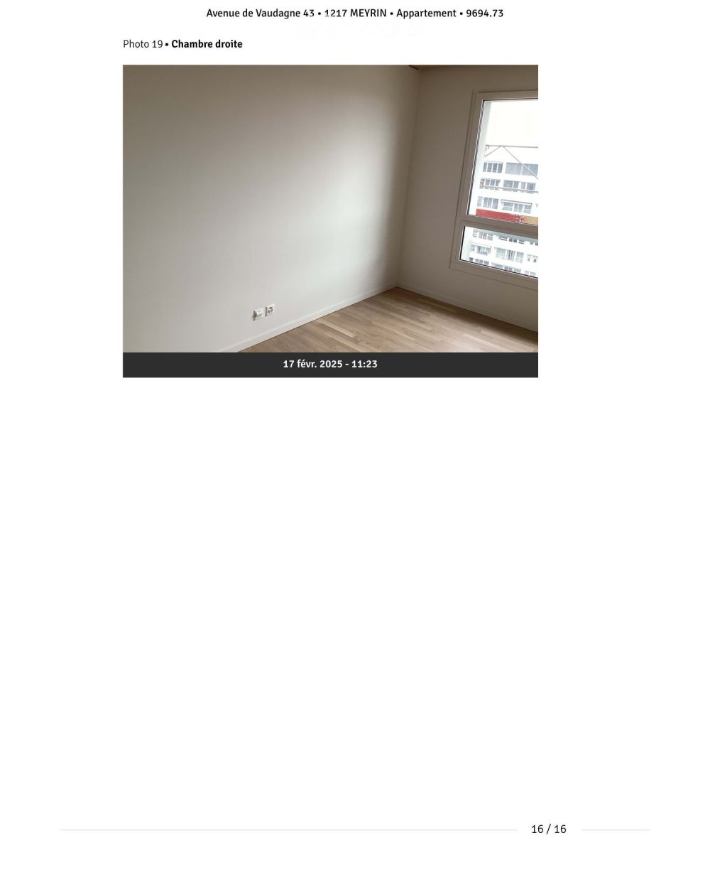 App. dernier étage à Meyrin - Bild 7