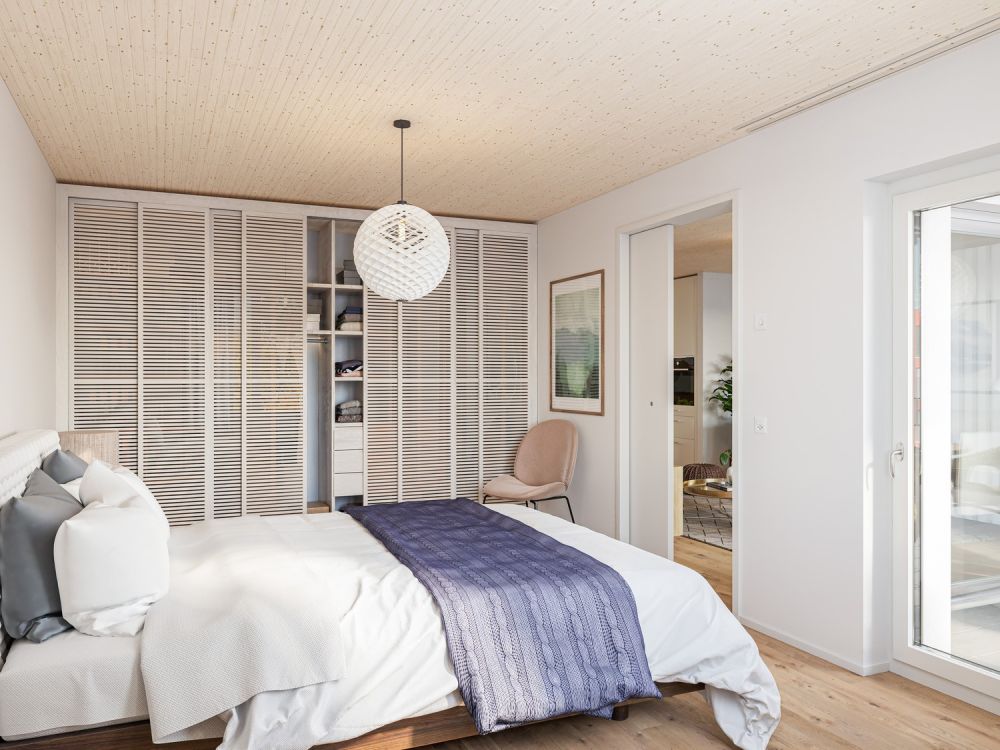 Erstvermietung KESSLERPLATZ  Urbanes Wohnen in der Stadt Schlieren - Schlafzimmer