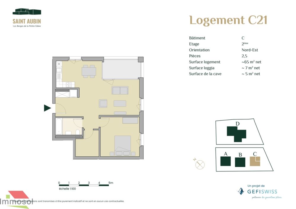 Appartement 2,5 pièces avec loggia - Neuf ! - Bild 3