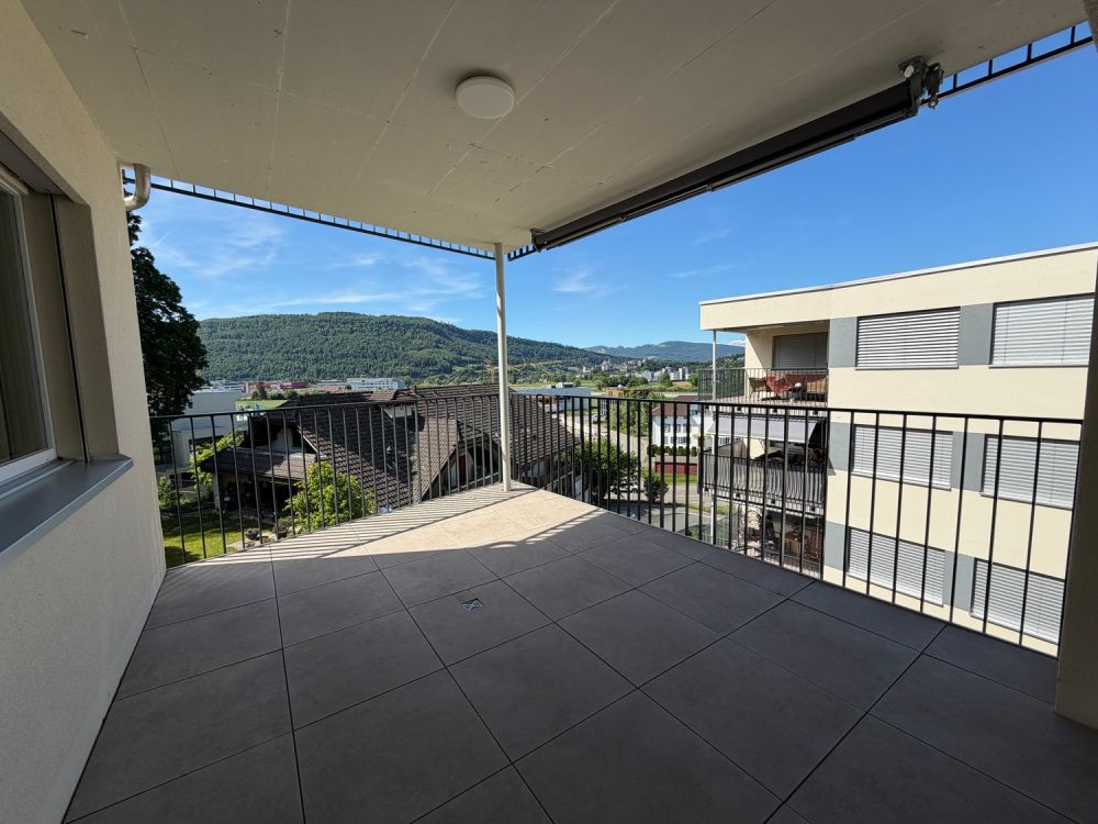 Moderne 3.5-Zimmer-Wohnung im EG in Rothrist zu vermieten - Terrasse