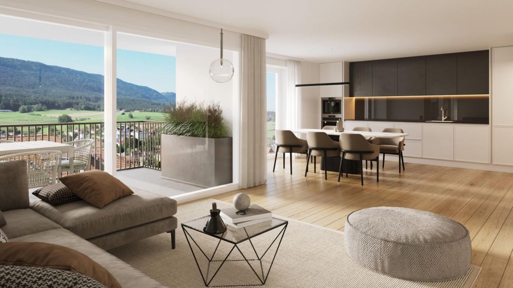 Neue, geräumige 5.5-Zimmer-Wohnung mit großem Südost-Balkon - Bild 2